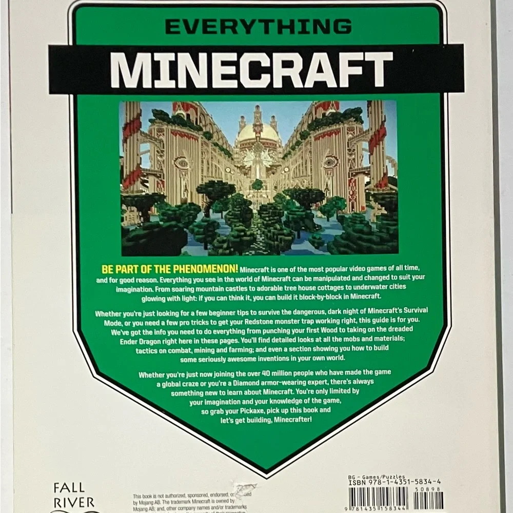 EVERYTHING MINECRAFT GUIDE & MINECRAFTER 2.0 SET OF 2